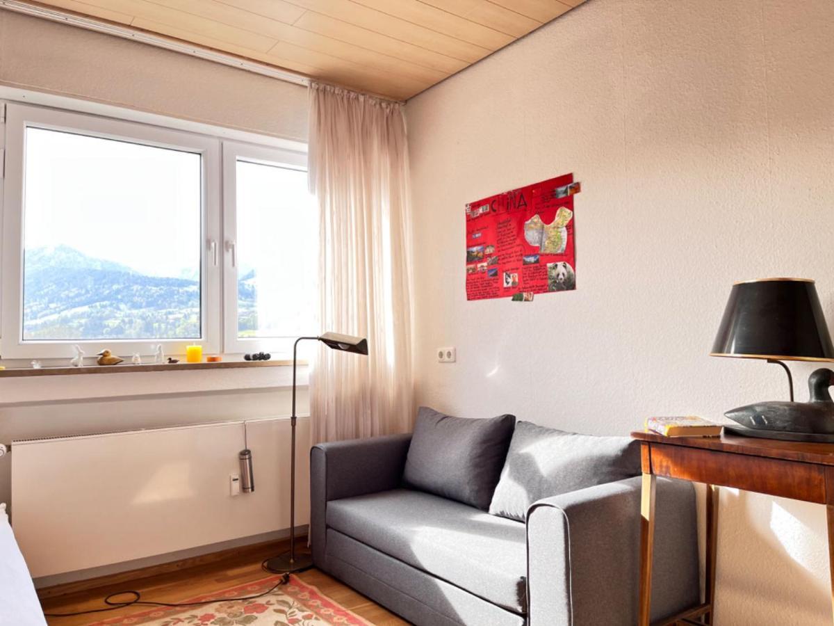 Grosszuegige Wohnung, Bergblick, Vintage Sonthofen Extérieur photo